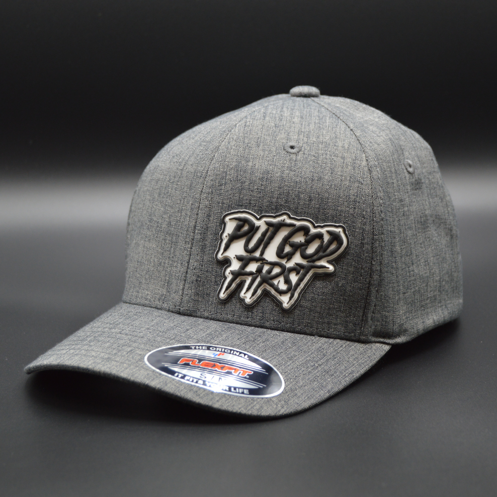 'PUT GOD FIRST' FLEXFIT®  HEATHERLIGHT™ CAP