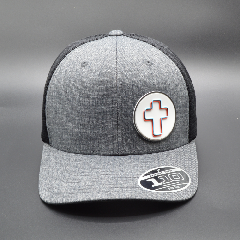 'CROSS' FLEXFIT 110® MESH CAP - 2-TONE