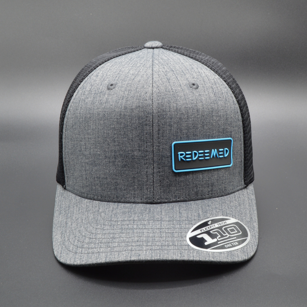'REDEEMED' FLEXFIT 110® MESH CAP - 2-TONE