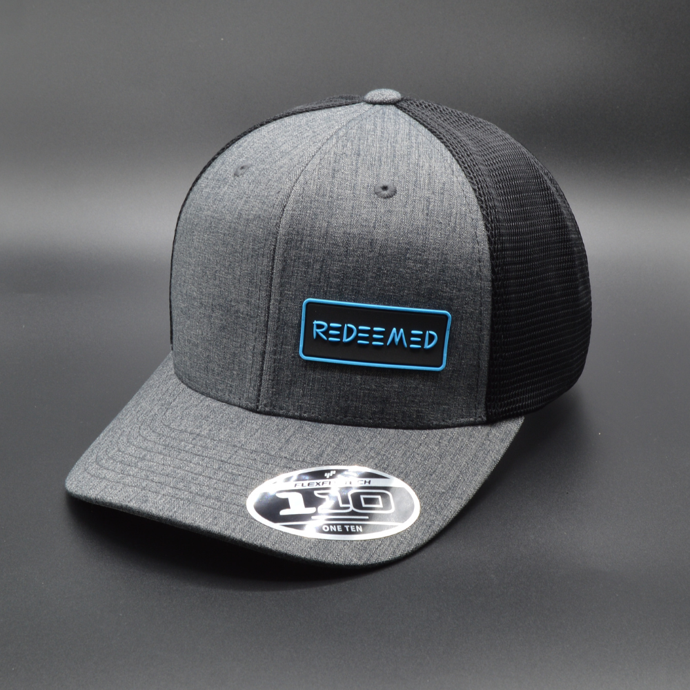 'REDEEMED' FLEXFIT 110® MESH CAP - 2-TONE