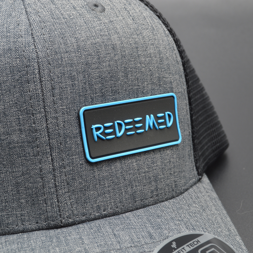 'REDEEMED' FLEXFIT 110® MESH CAP - 2-TONE