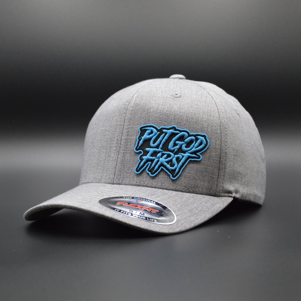 'PUT GOD FIRST' FLEXFIT®  HEATHERLIGHT™ CAP