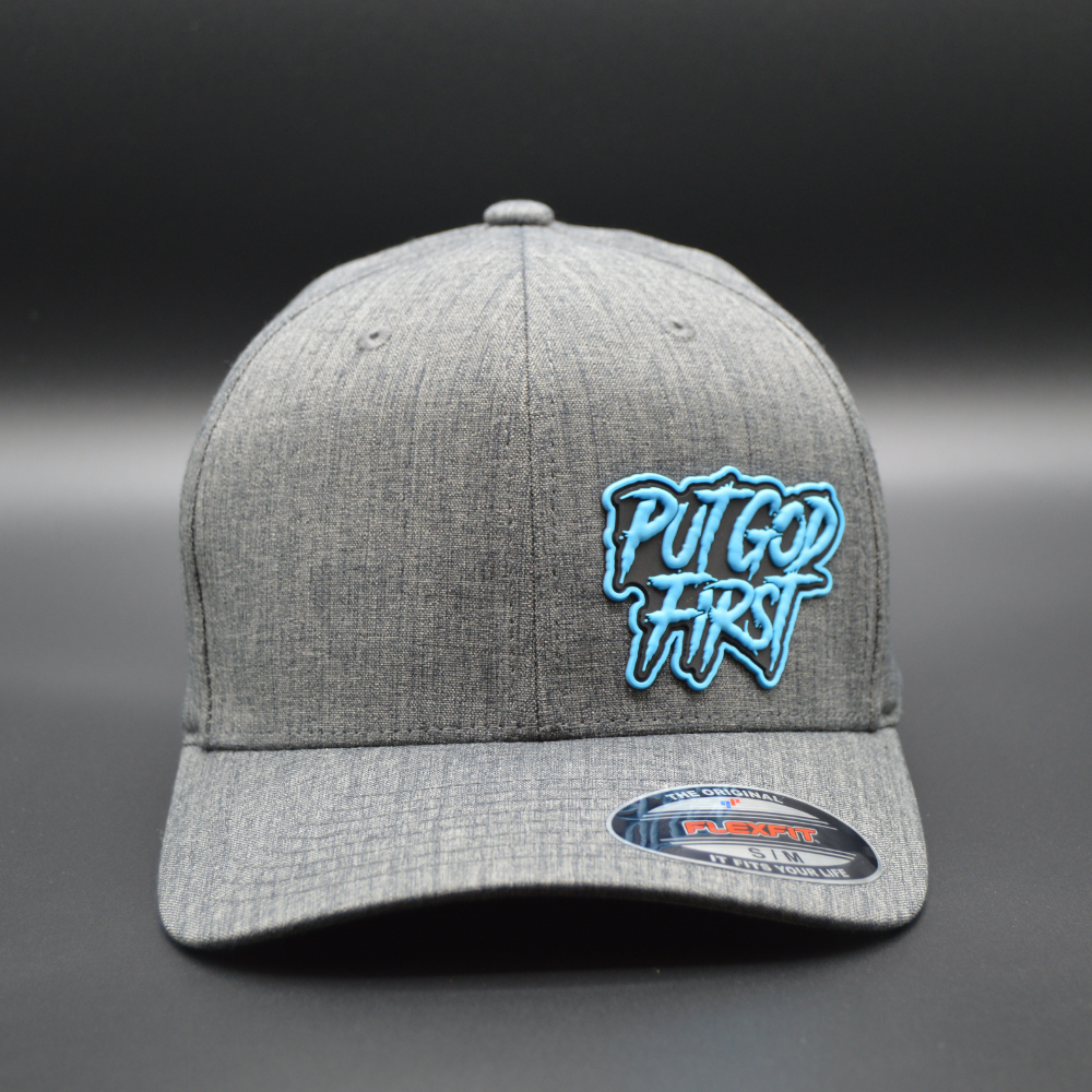 'PUT GOD FIRST' FLEXFIT®  HEATHERLIGHT™ CAP